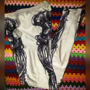 Online Legging Store Graphic Printed Leggings, Women's Size 0